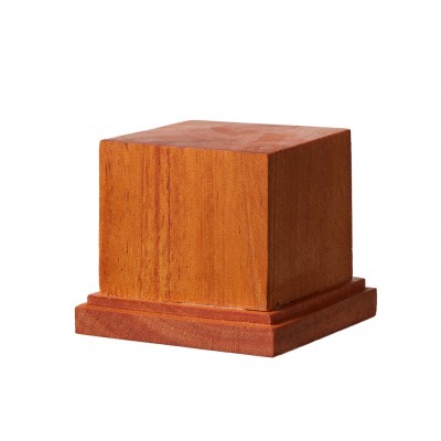 WOODEN BASE SQUARE M ( 60mm×60mm×H50mm ) - MR.HOBBY DB-002